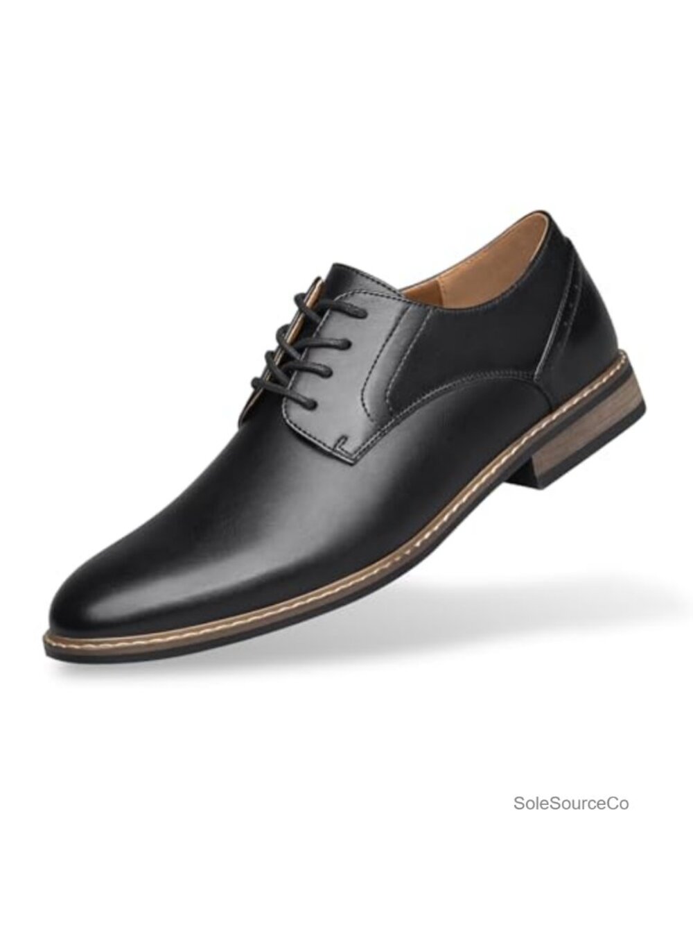 Men's Oxford Dress Shoes Faux Leather Plain Toe Lace Up Business